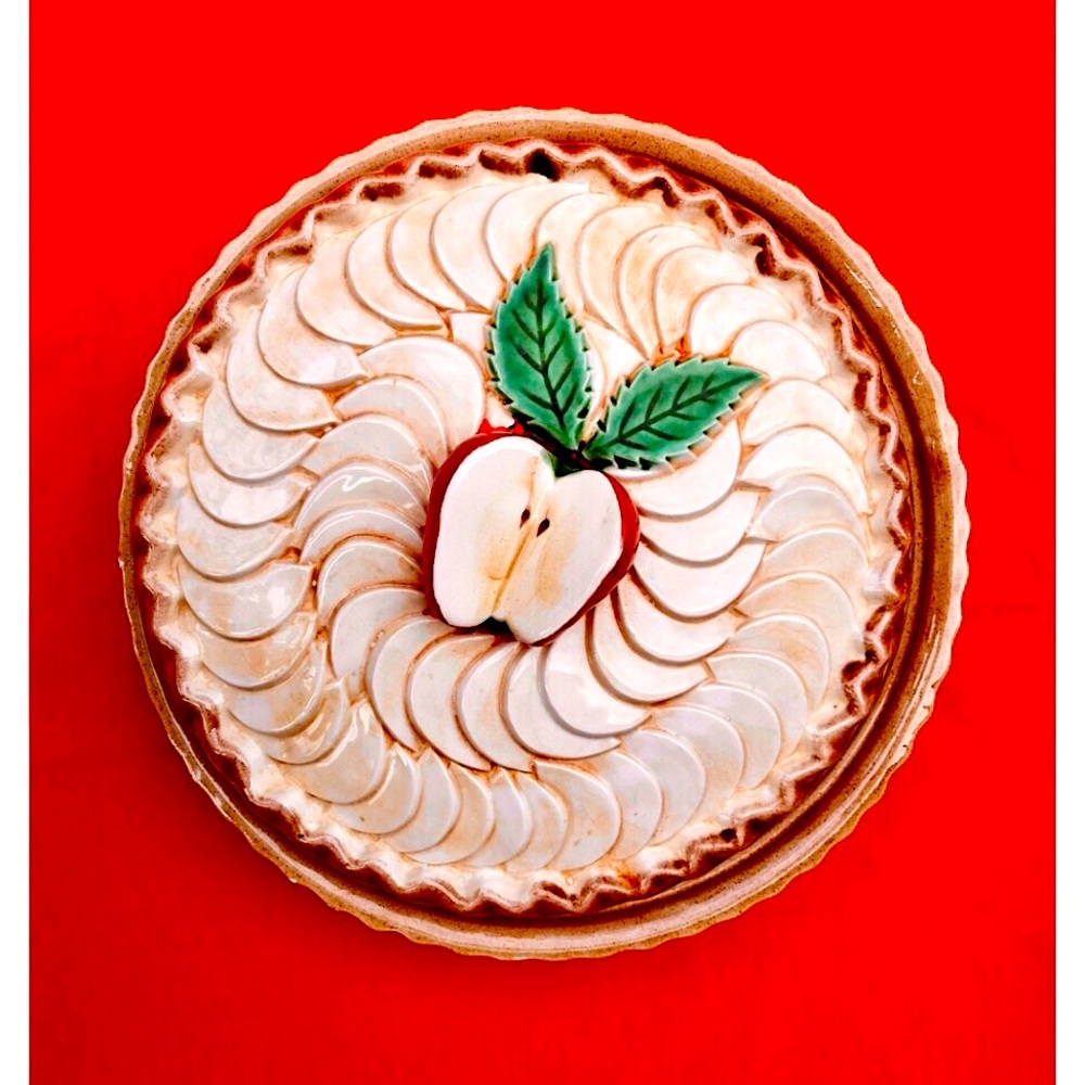 Vintage Apple Pie Tray/ Container